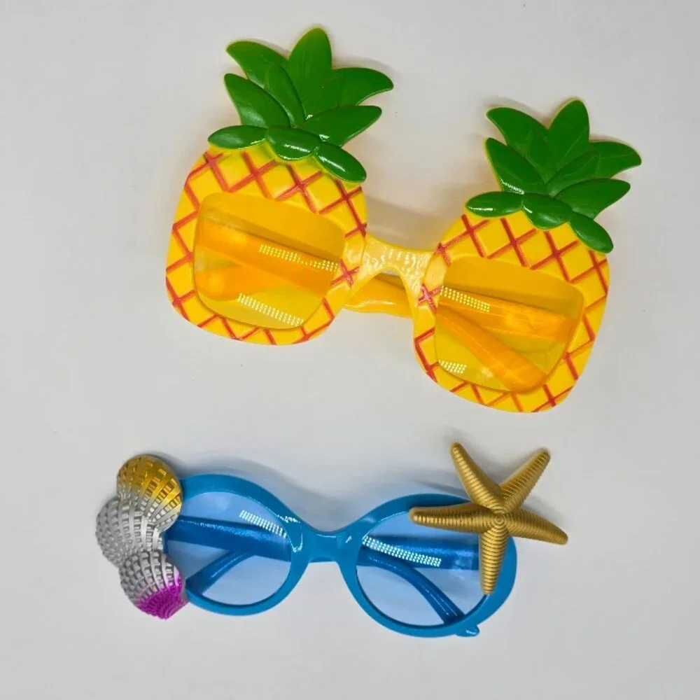 Kids Novelty Sunglasses Set Pineapple Starfish